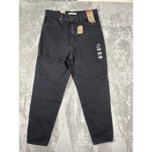 NWT Levi's High-Waisted Mom Jeans - Black Wash - Size 31x29 - Vintage Inspired